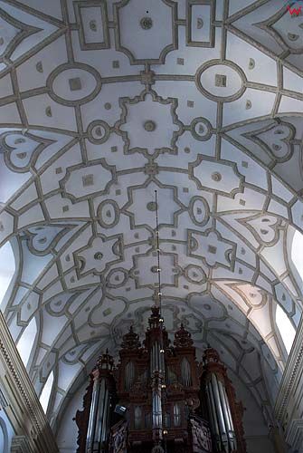 Sklepienie kościoła farnego w Kazimierzu Dolnym